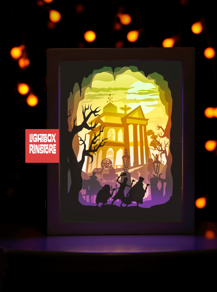 halloween 3d haunted house template